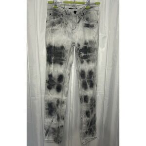 Gina Tricot Perfect Jeans Mid Rise Slim Fit Pants Black Size 30